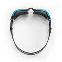 نظارات سباحة مستقطبة - SPIRIT مقاس L عدسات مدخنة - أسود/ أزرق