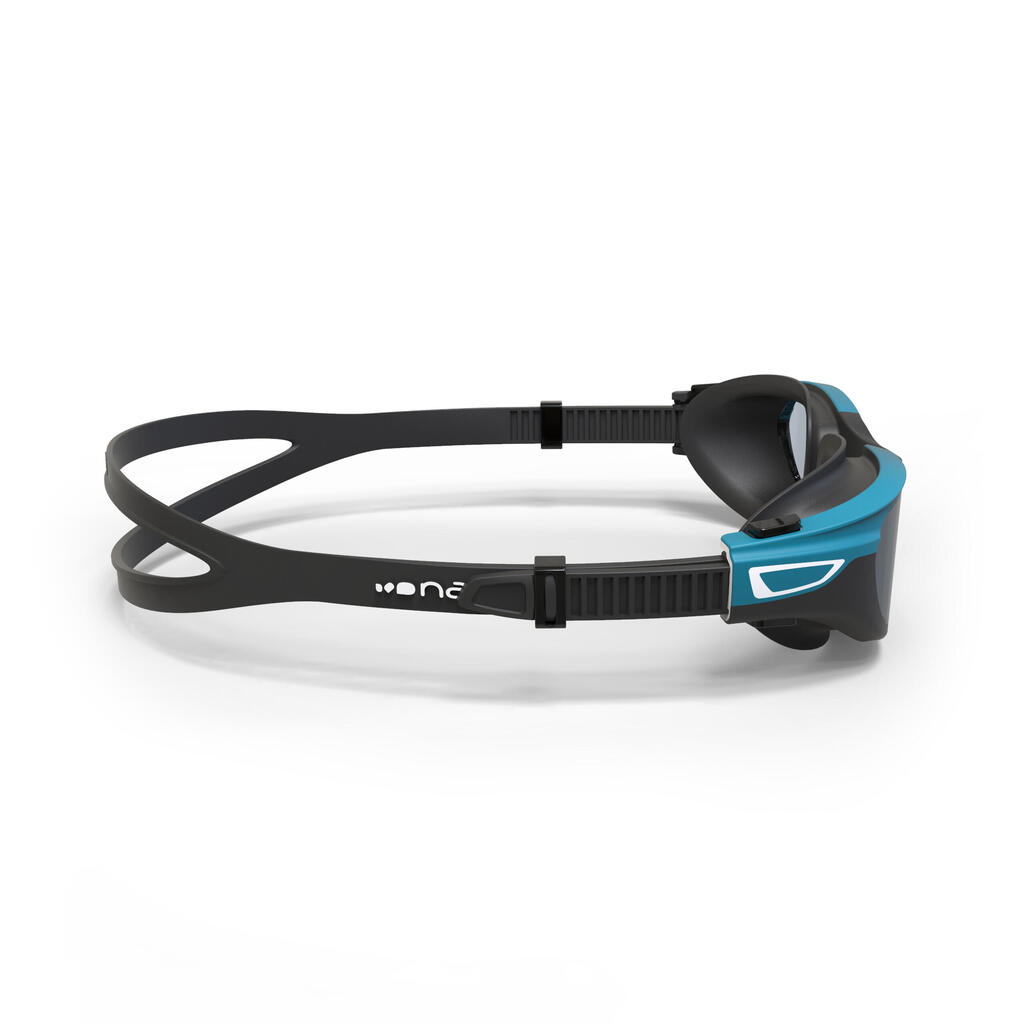 Lunettes de Natation - Spirit Polarisées Taille L - Verres fumés - Noir / Bleu