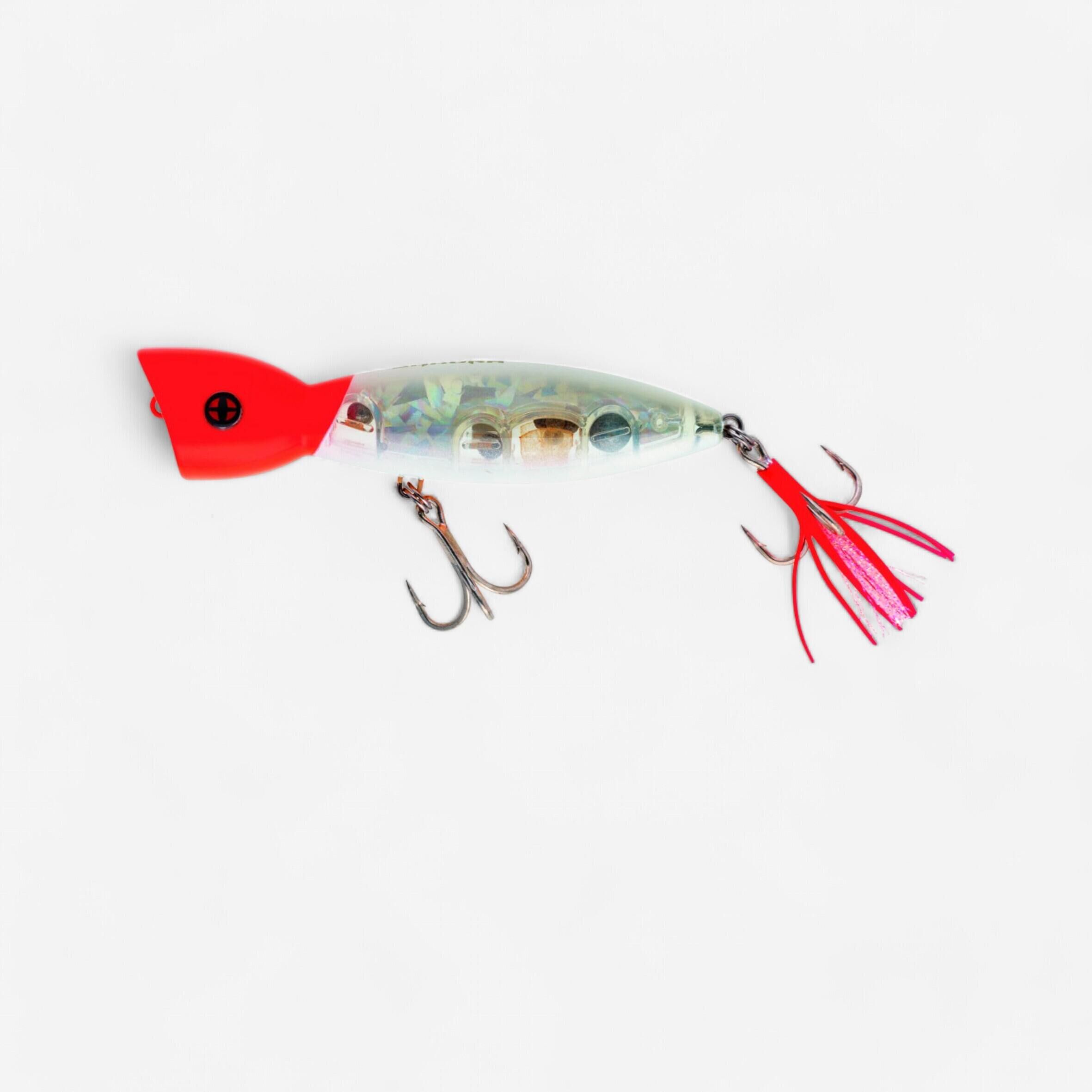 SAKURA Sea fishing Popper PULSION GHOST CRYSTAL RED HEAD TR 135 F