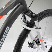 27.5" Touring Mountain Bike ST 120 - Grey/Orange