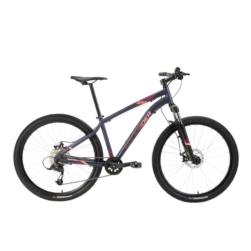 Noticias de última hora permanecer práctica Bicicleta de montaña mujer 27,5" aluminio Rockrider ST 120 azul marino | Decathlon Noticias de última hora permanecer práctica Bicicleta de montaña mujer 27,5" aluminio Rockrider ST 120 azul marino | Decathlon