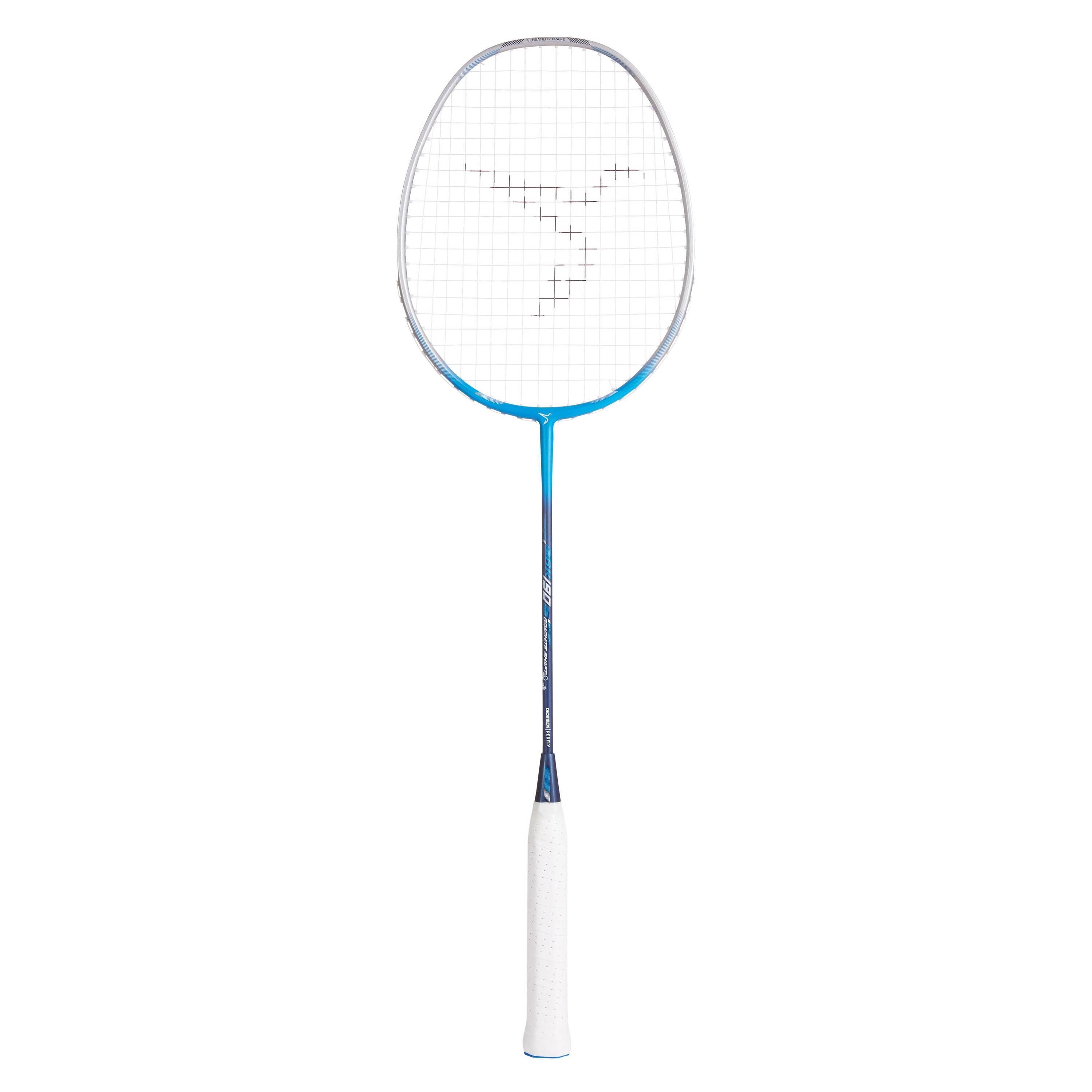 Adult Badminton Racket BR 190 Silver Blue -  1