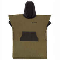 Adult Surf Poncho 500 - Khaki