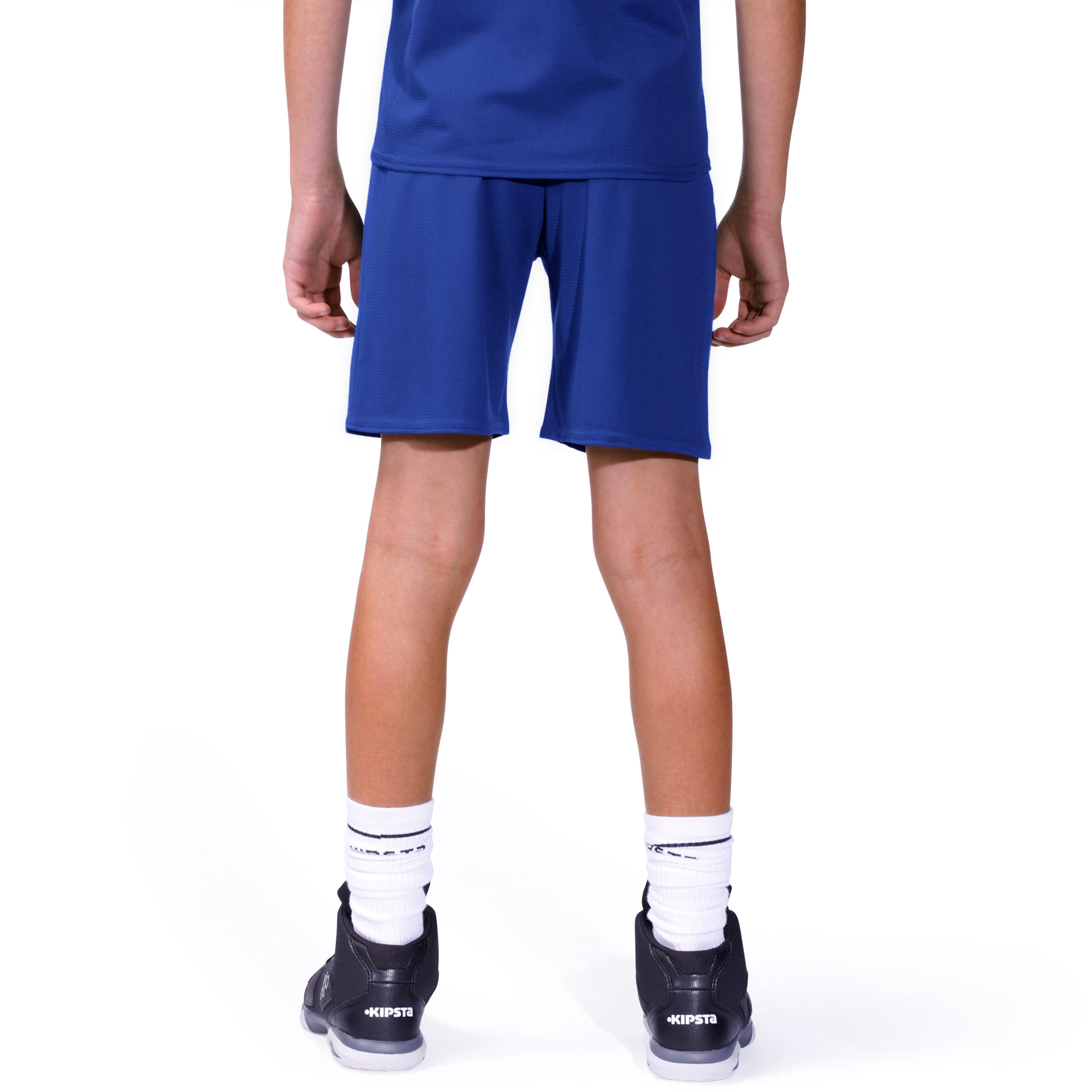 B300 Kids Basketball Shorts - Blue 5/8