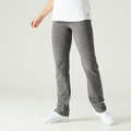 Pantalon Regular Fit+ 500 pilates Gri Damă