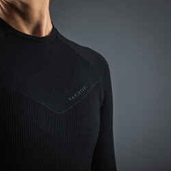 Women's Long-Sleeved Sport Cycling Base Layer - Black