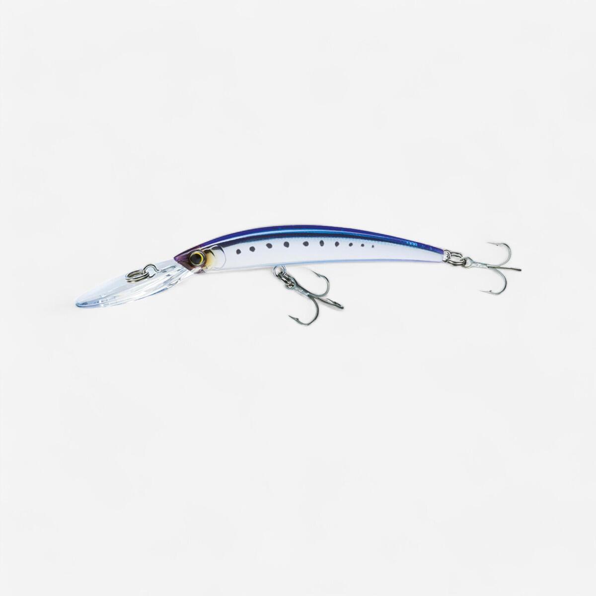 Leurre Crystal deep diver 110 bleu pêche à la traine