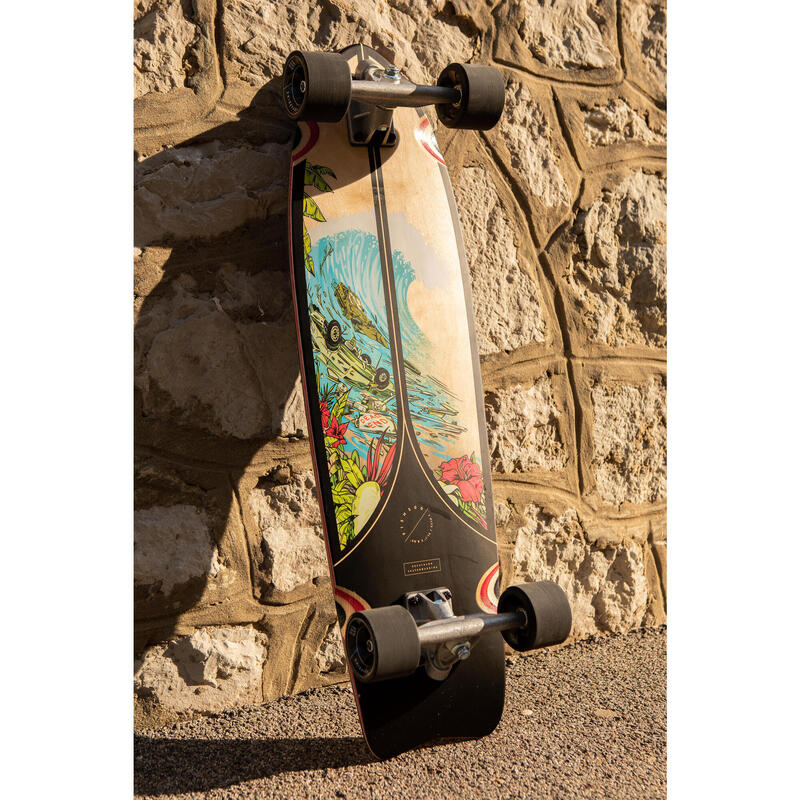 Longboard FISH 500 Negru 