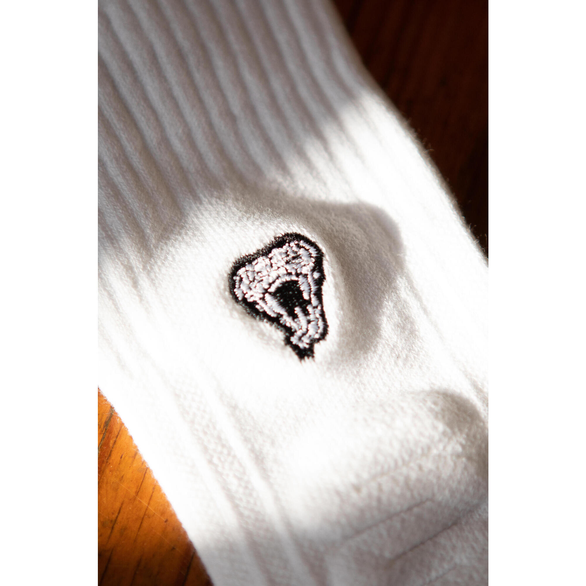 SOCKS 500 Semi-mounted skateboard socks White