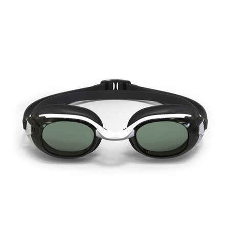 BFIT swimming goggles - Smoked lenses - Single size - Black white