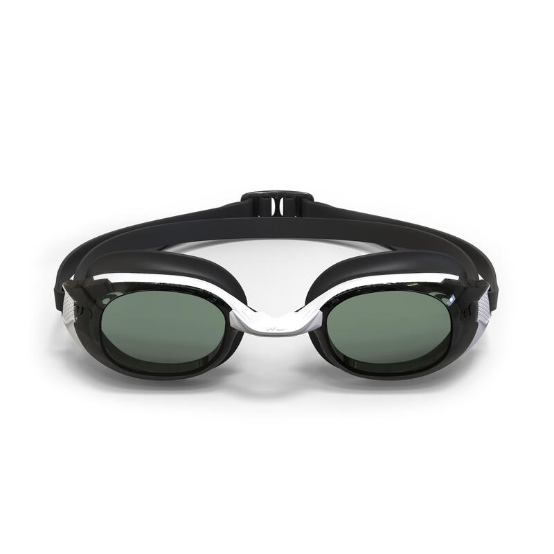 Zwembril op sterkte BFIT zwart getinte glazen één maat