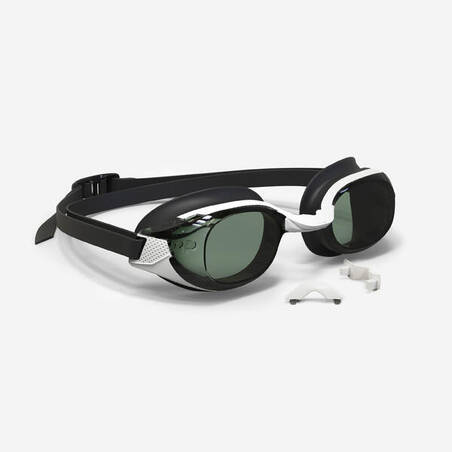 Kacamata Renang - Bfit - Lensa Smoke - hitam/putih