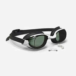 BFIT swimming goggles - Smoked lenses - Single size - Black white