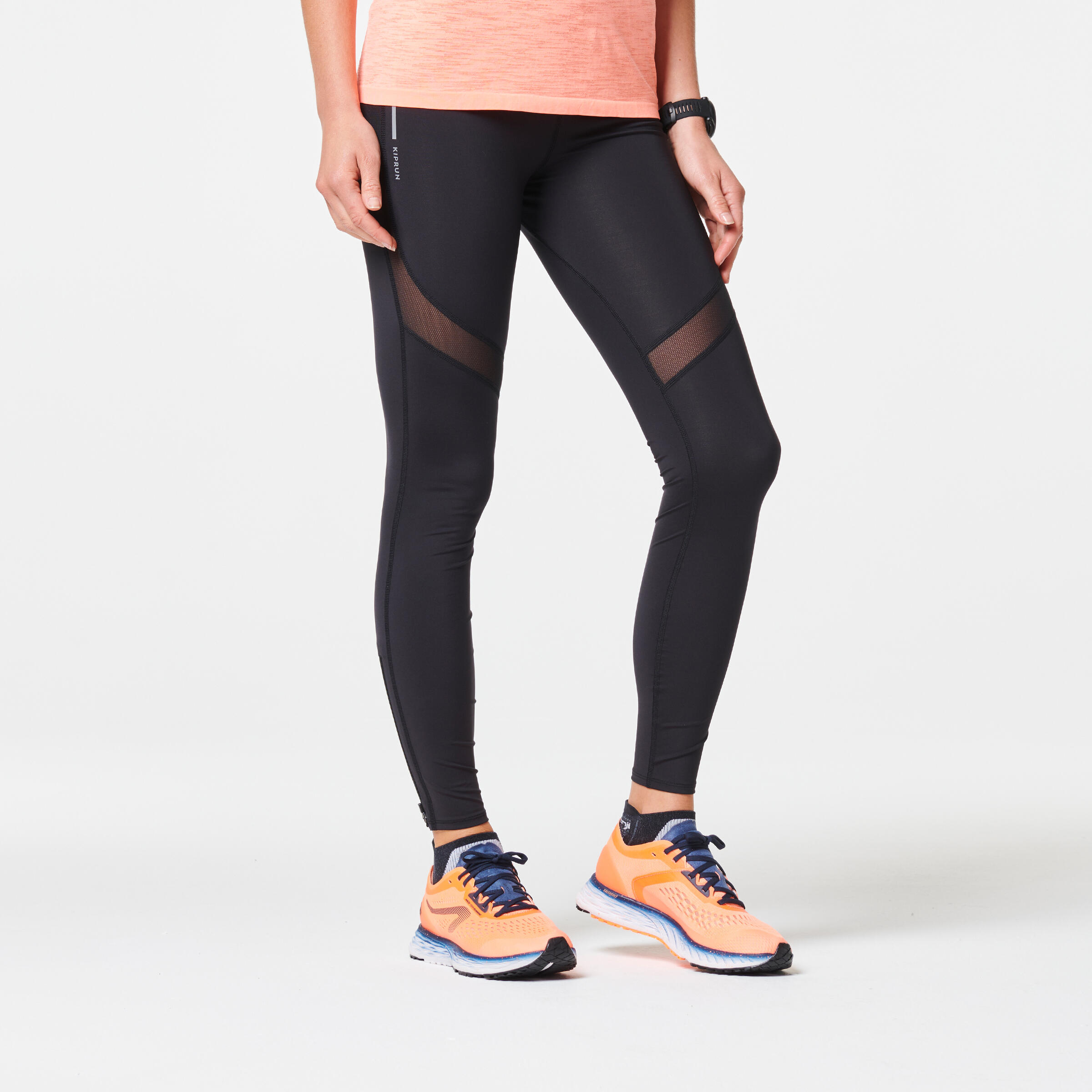 WOMEN'S RUNNING TIGHTS WITH KIPRUN SUPPORT - BLACK Kiprun ... WOMEN'S RUNNING TIGHTS WITH KIPRUN SUPPORT - BLACK Kiprun ...