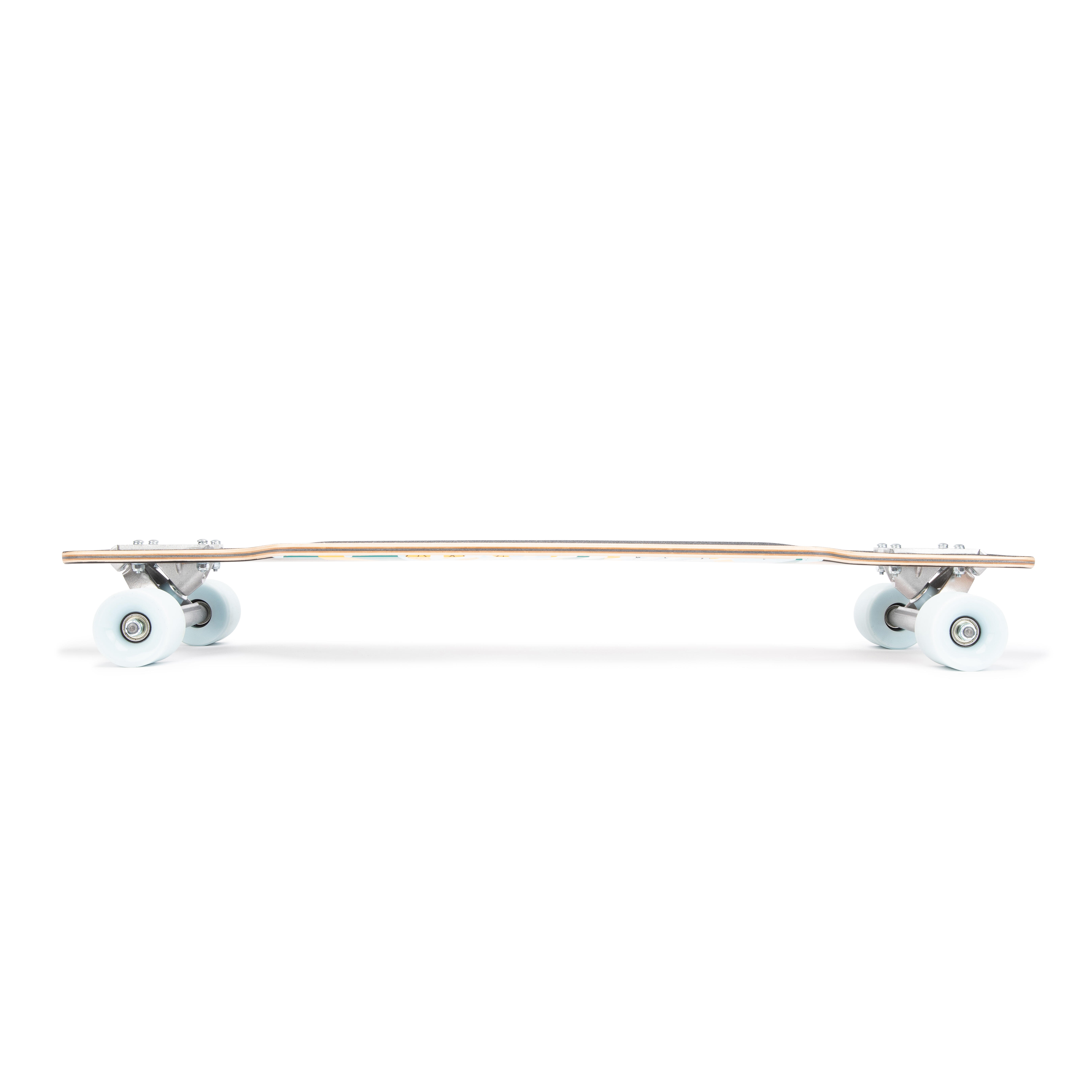 Longboard Oxelo Drop Mini Floral 100 - White Blue