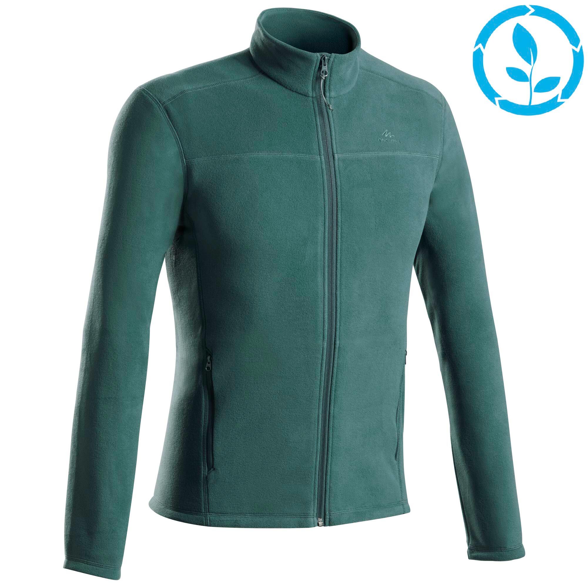 

Men’s Fleece Jacket MH120 - Green -  By QUECHUA | Decathlon