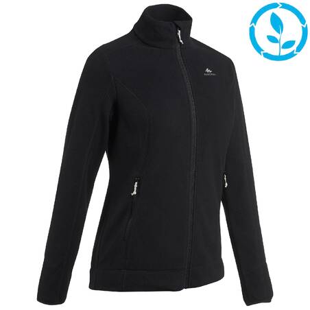 Jaket Fleece Wanita MH120 - Hitam