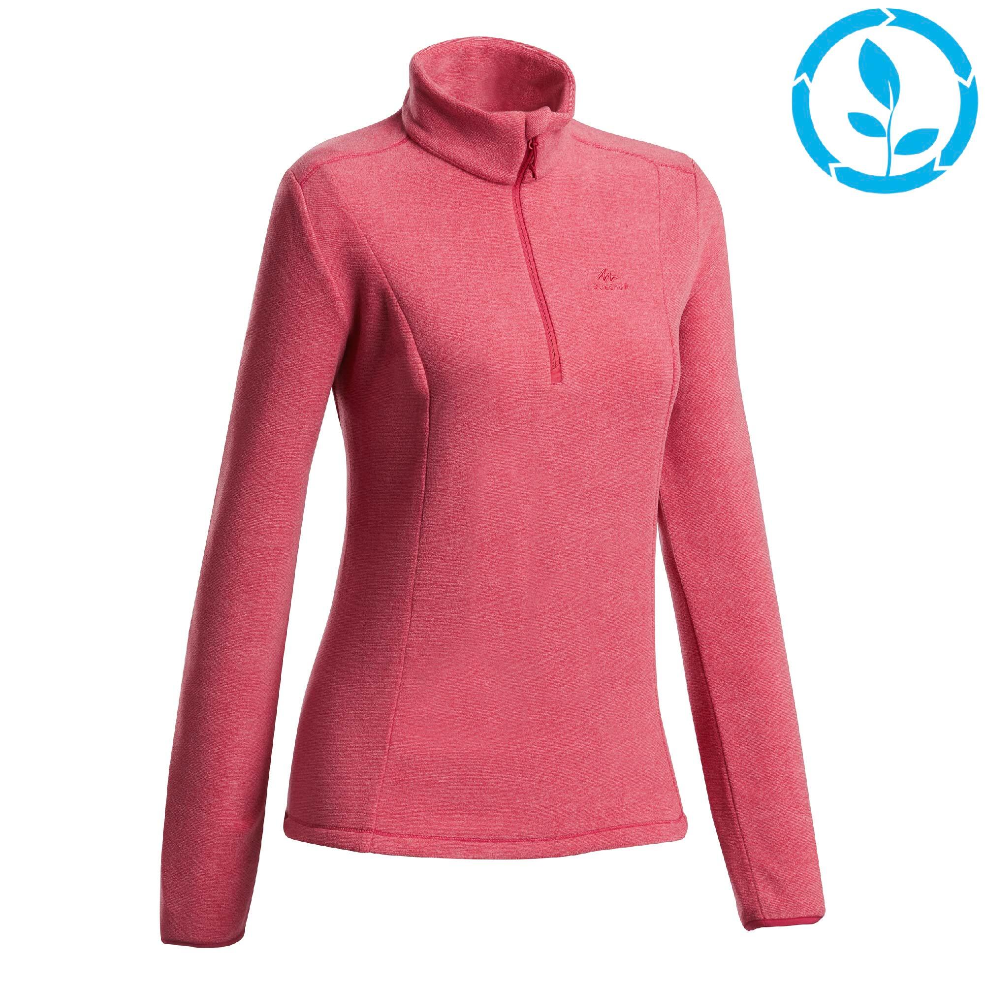 discount 98% Red S WOMEN FASHION Jumpers & Sweatshirts Fleece Quechua sweatshirt 