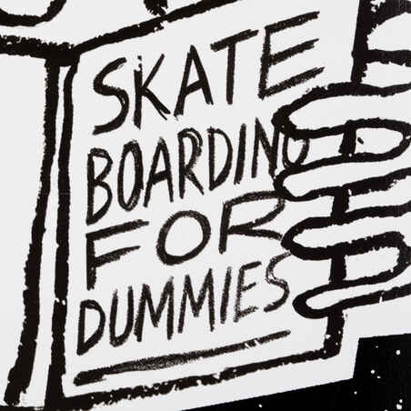 Skateboard Deck aus Ahornholz Shaped DK120 SH Grösse 8,75" T. Knuts schwarz
