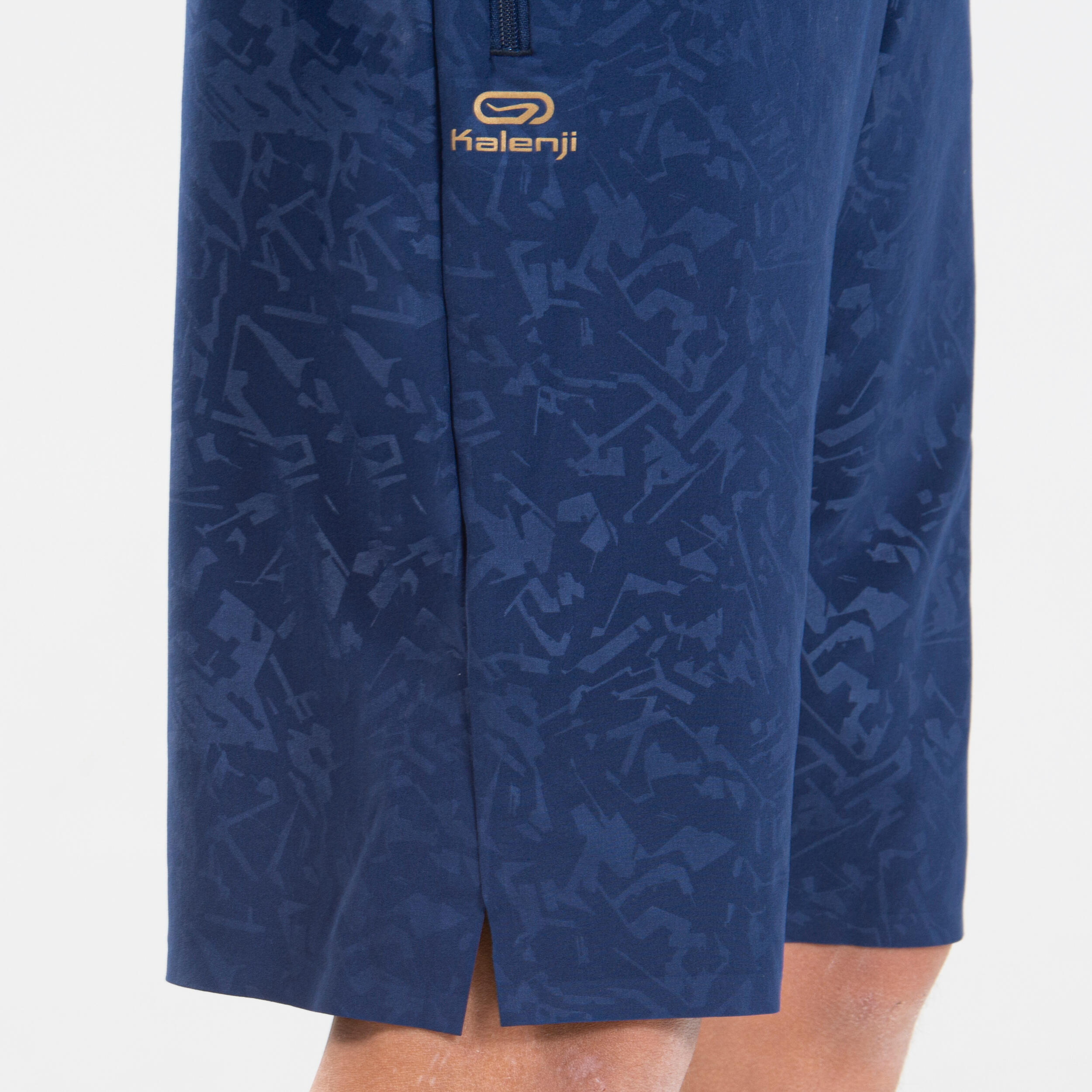 AT 500 SH Boy's baggy running shorts leightweight - navy blue