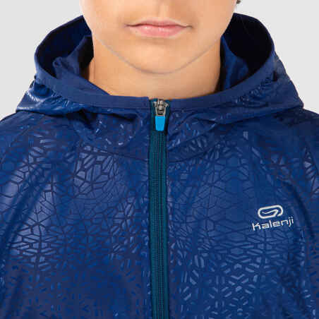 Kalenji AT100 Kids' Athletics Windbreaker Jacket - Blue