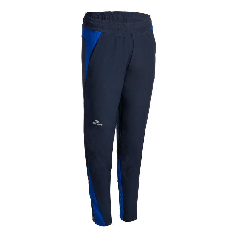 AT 100 Kids' Athletics and School Sports Lightweight Trousers - navy blue