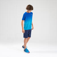 AT 500 Kids' athletics or running SL T-shirt - faded blue