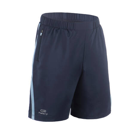 Kids' Baggy Running & Athletics Shorts AT 100 - Navy Blue