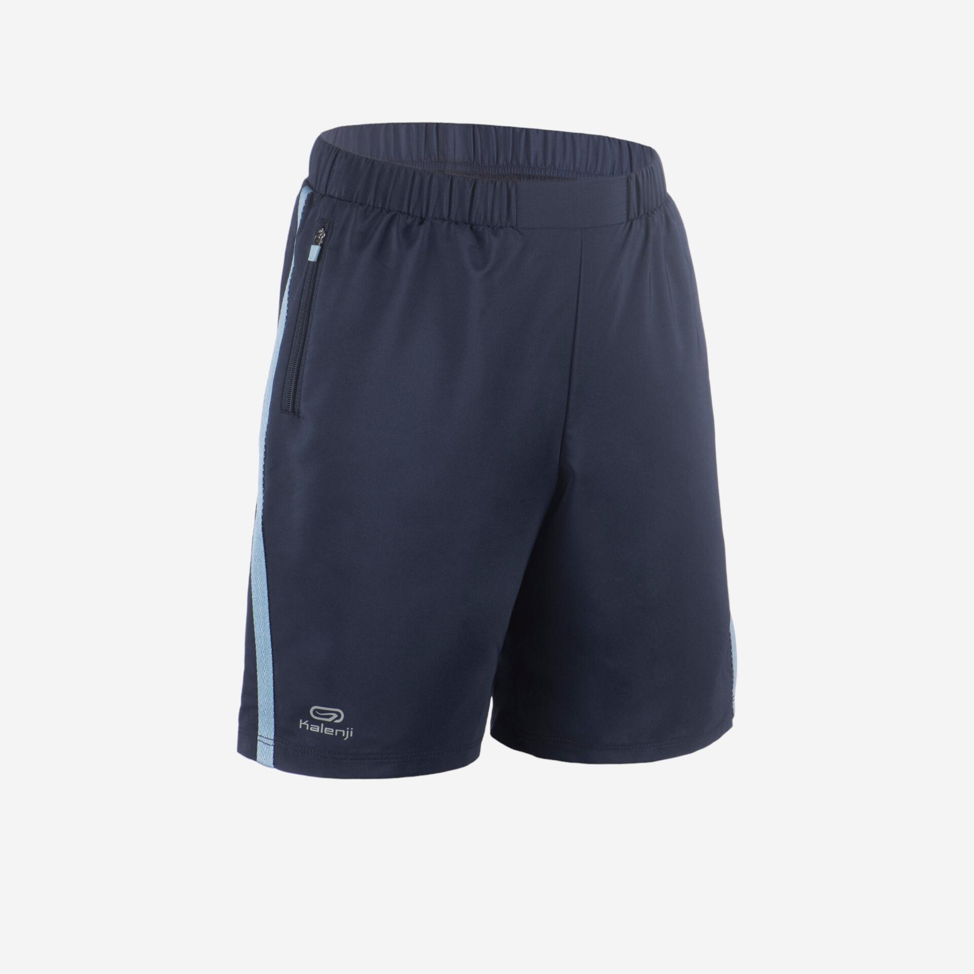 Celana Pendek Anak Baggy untuk Lari Atletik AT 100 Navy Blue