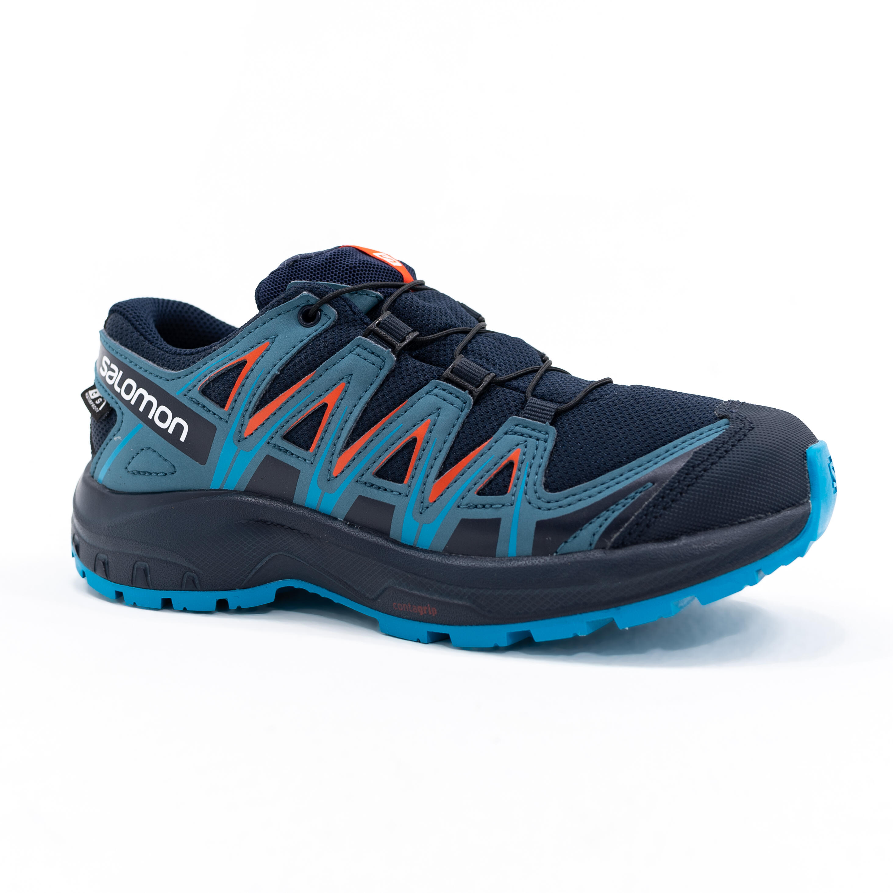 SALOMON Children's low lace-up hiking shoes SALOMON XA PRO 3D CSWTP jr 12.5 - 6