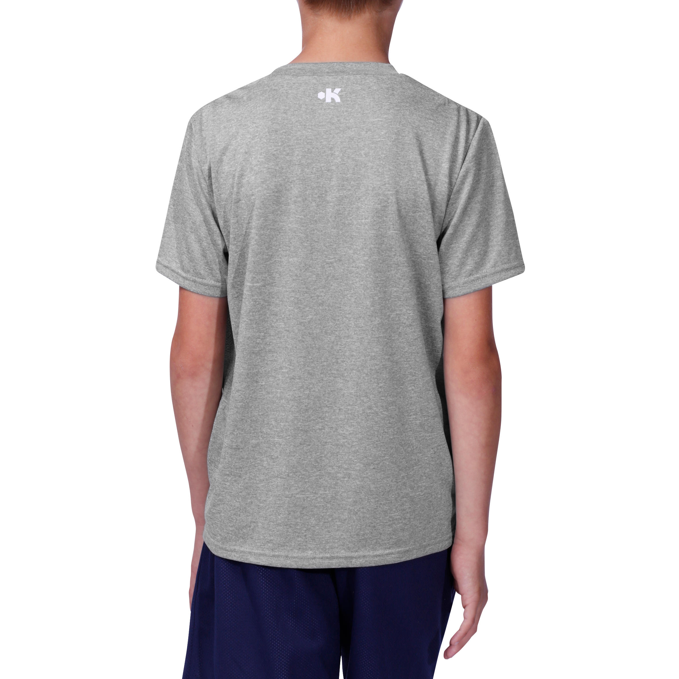 FAST Flag USA Junior Basketball T-Shirt - Grey 5/12