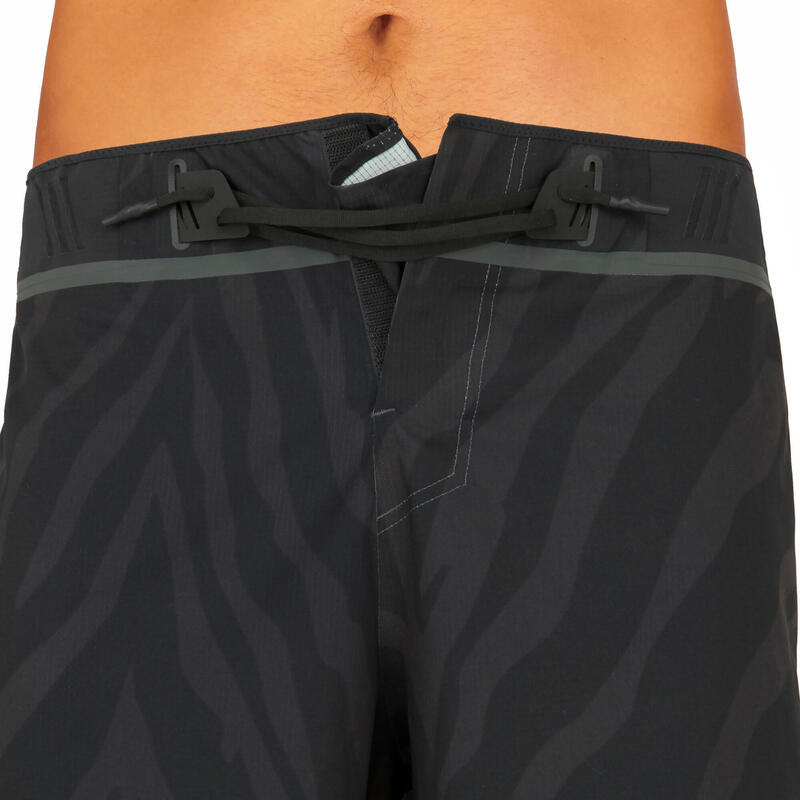 Lange boardshort voor surfen 900 Tiger Dude.