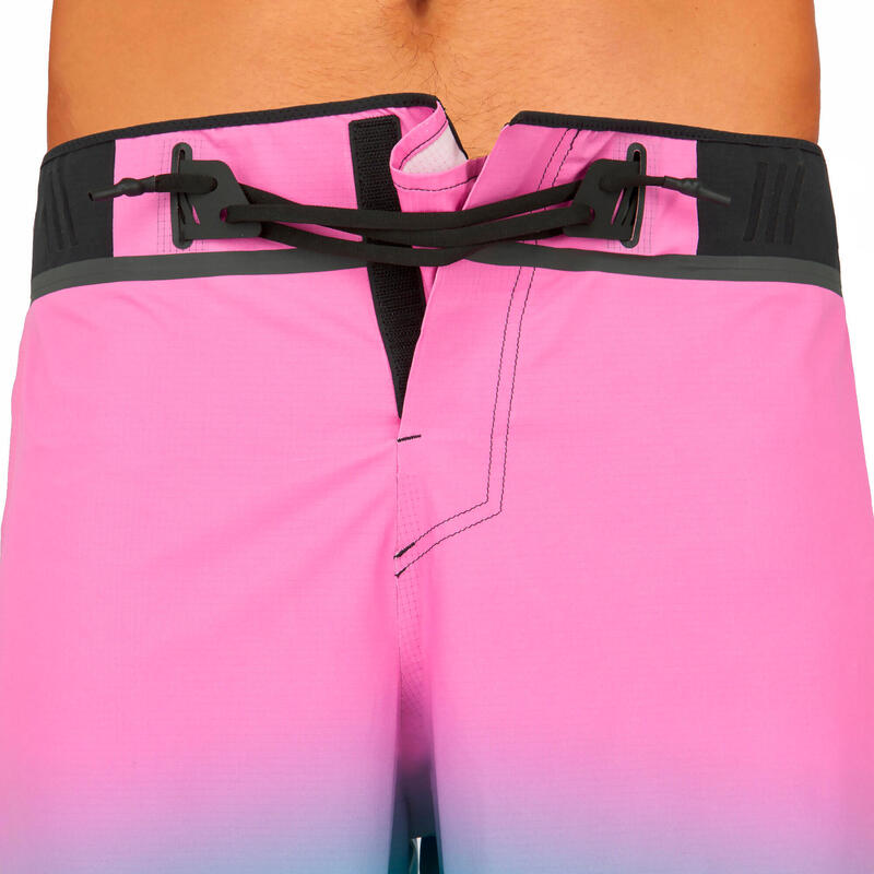 Boardshorts Long 900 Surfen Grungy Pink