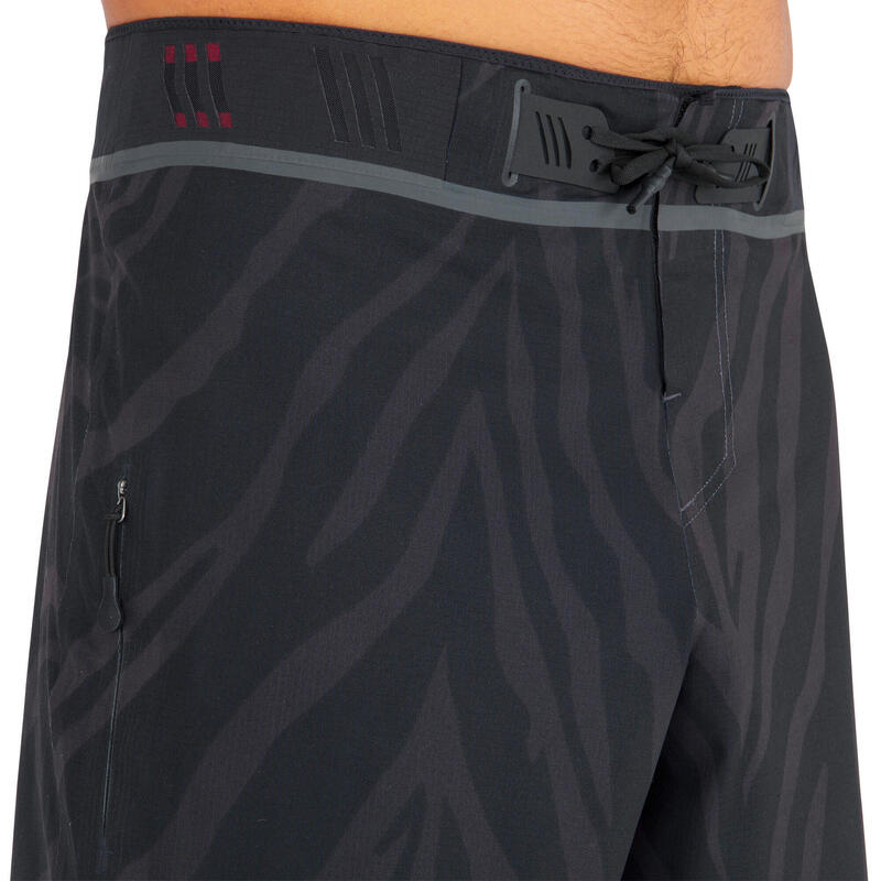 Lange boardshort voor surfen 900 Tiger Dude.