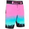 Boardshorts Long 900 Surfen Grungy Pink