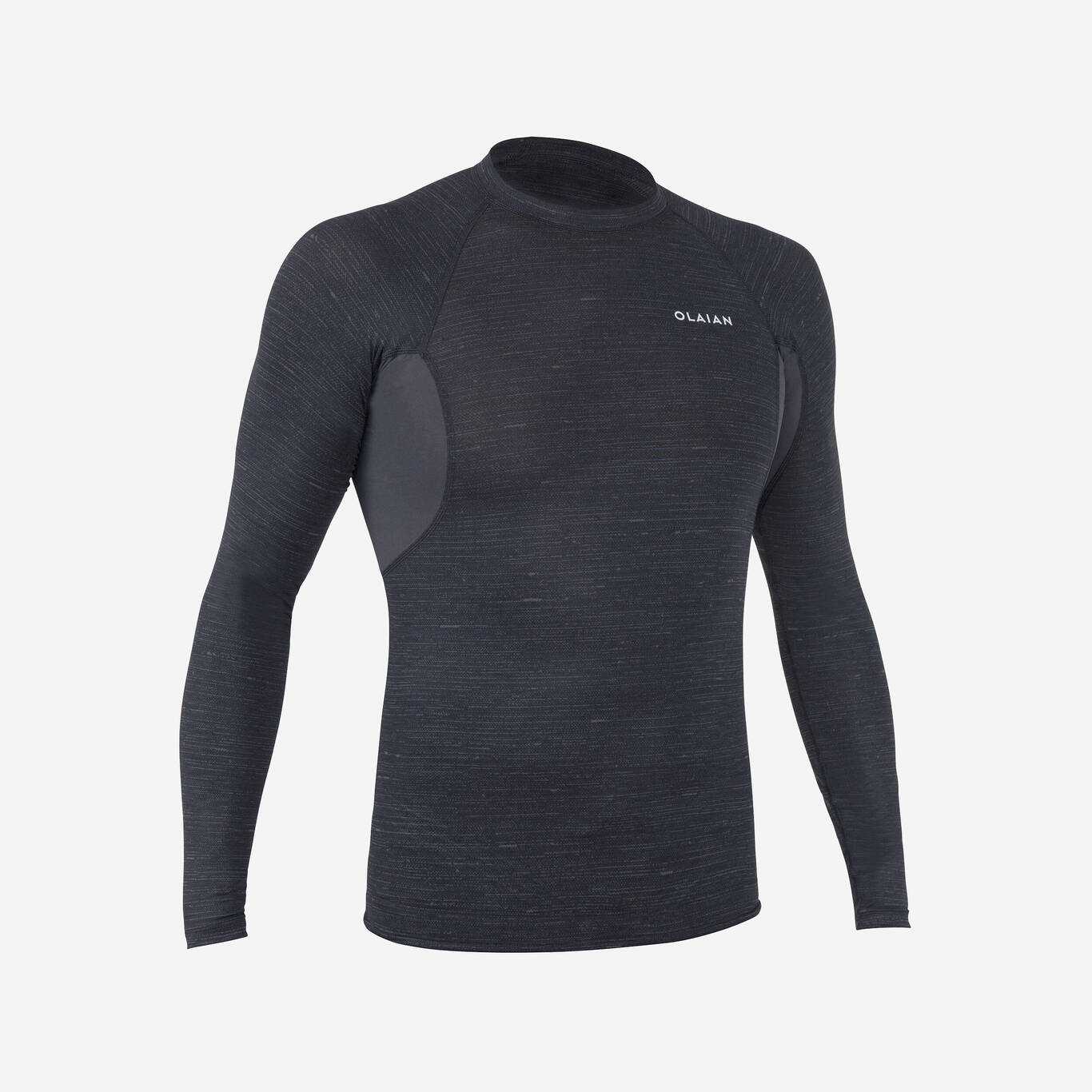 Men's Surfing Long Sleeve UV Protection Top T-Shirt 900 - Black