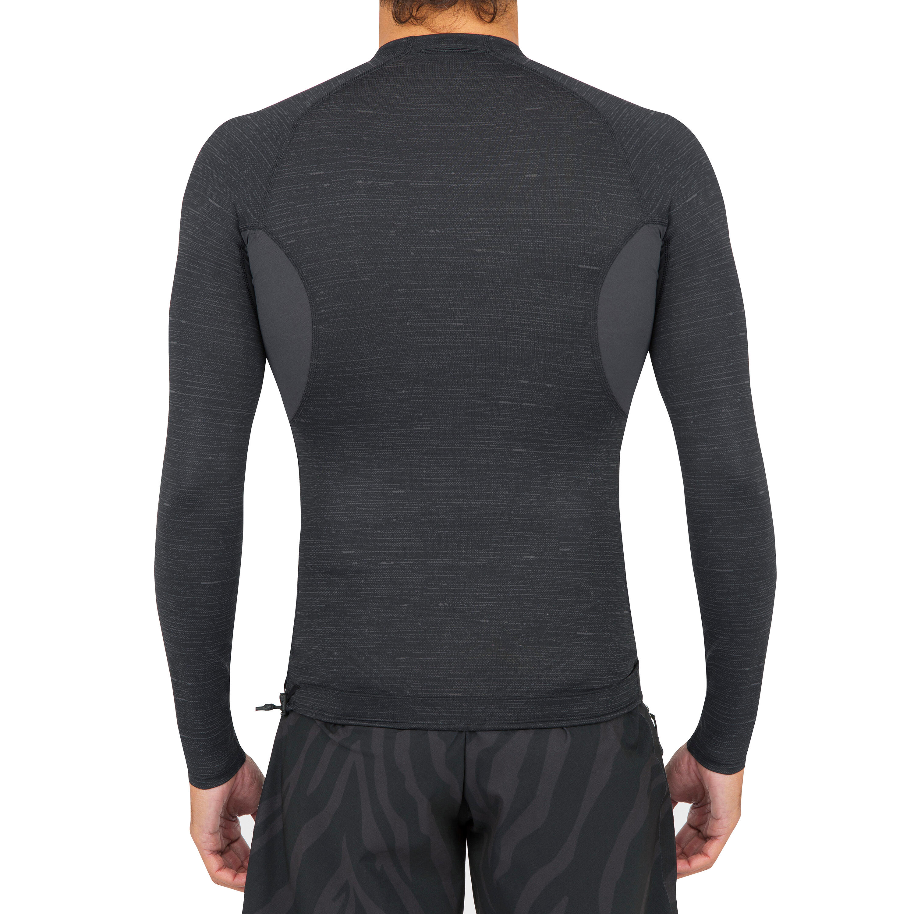 Men's Surfing Long Sleeve UV Protection Top T-Shirt 900 - Black 11/12
