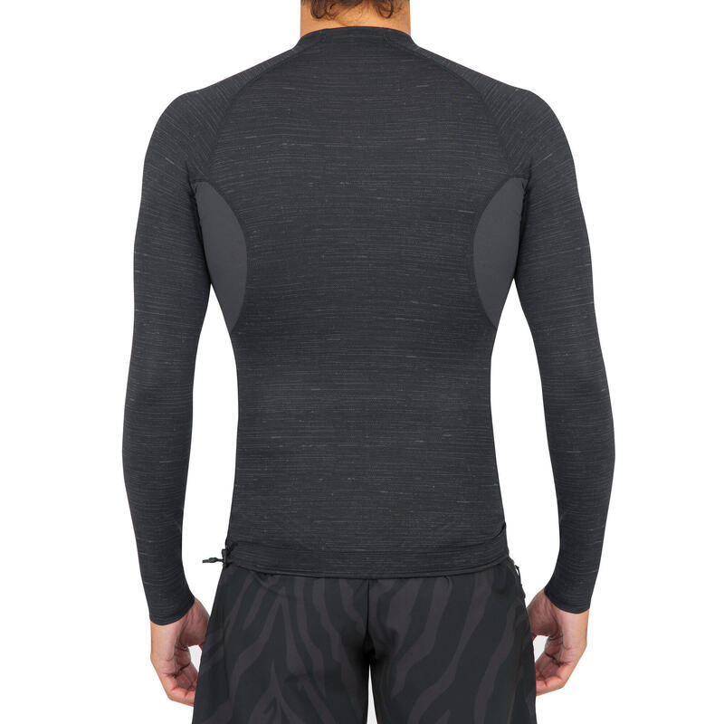 Erkek Slim Fit Uzun Kollu UV Korumalı Tişört - Siyah - 900