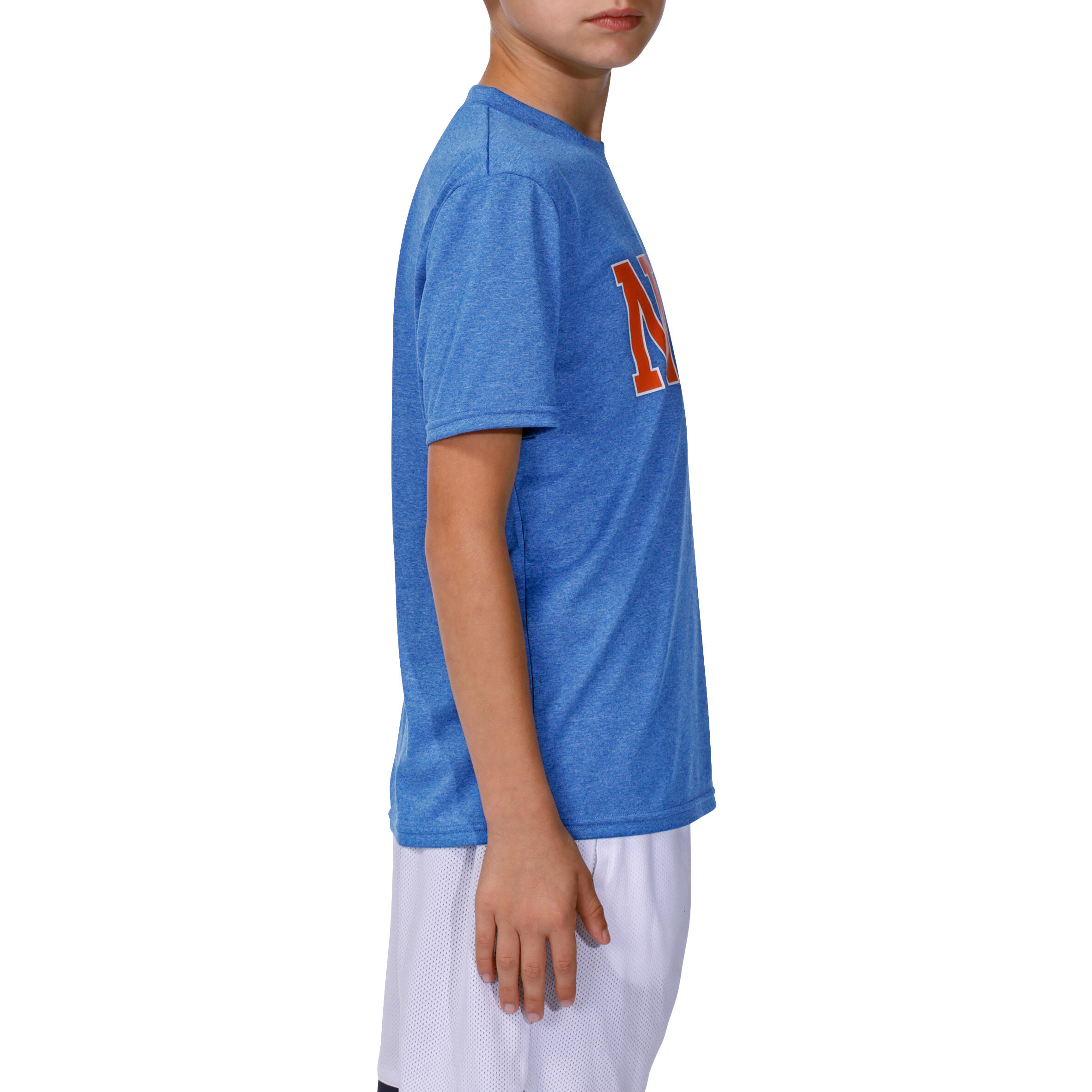Fast NYC Kids Basketball T-Shirt - Blue 5/14