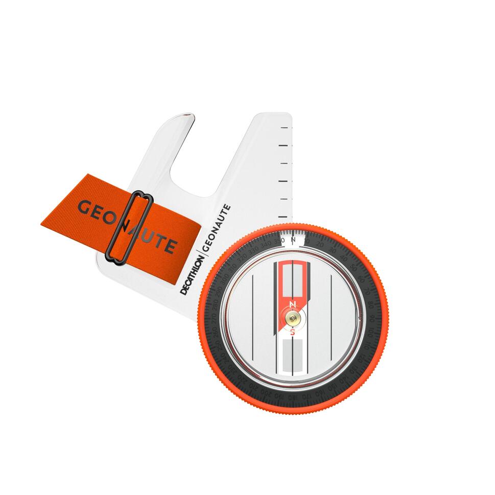 decathlon.co.uk | Orienteering Left-Thumb Compass Racer 500 - orange