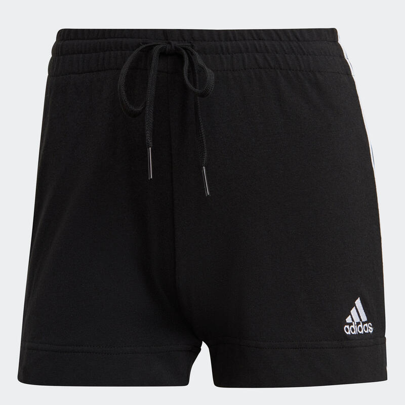 Pantalon scurt Fitness ADIDAS Negru-Alb Damă 