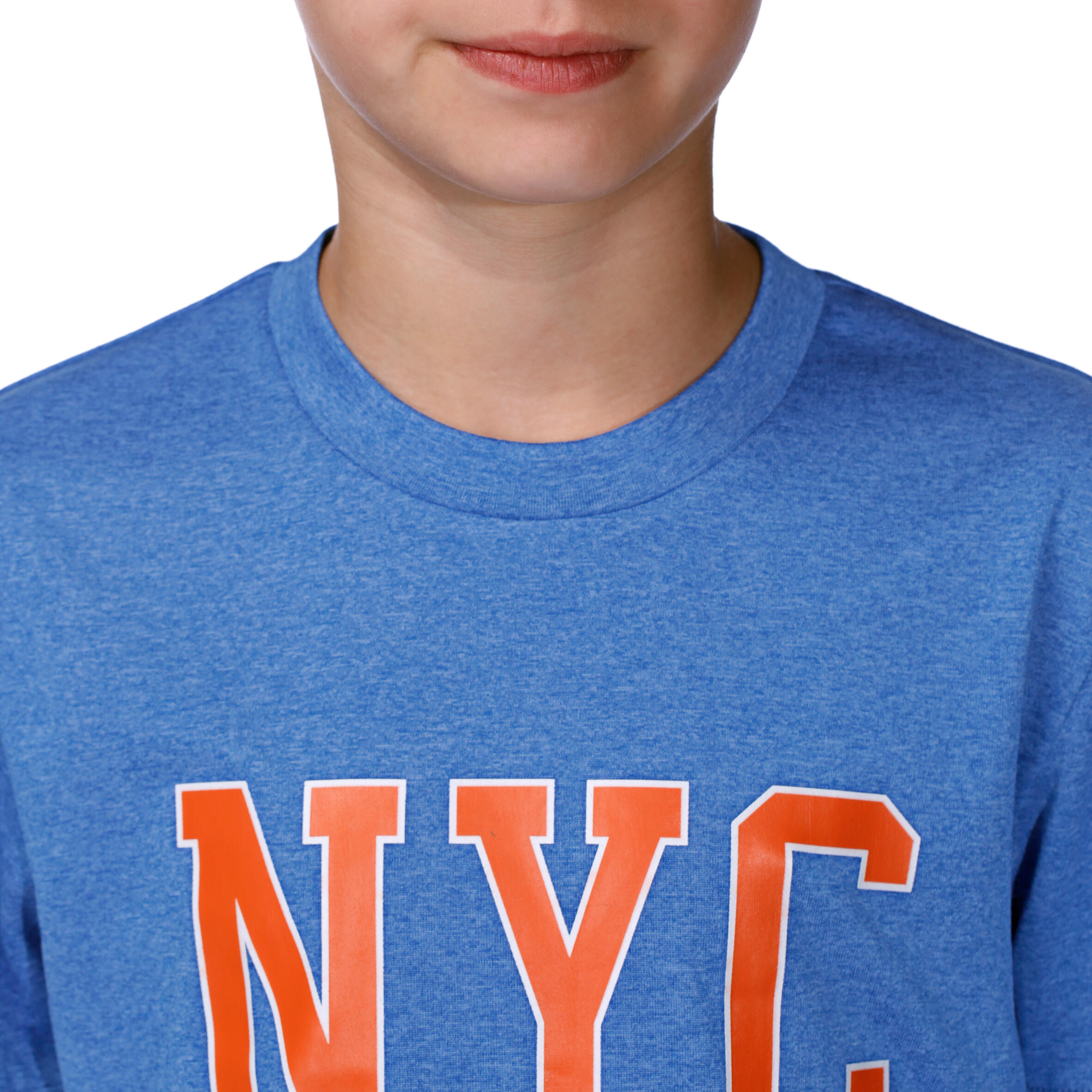 Fast NYC Kids Basketball T-Shirt - Blue 6/14