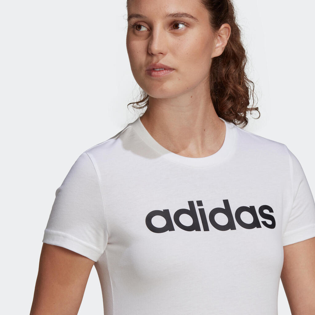 ДАМСКА ТЕНИСКА ЗА ФИТНЕС ADIDAS, БЯЛА