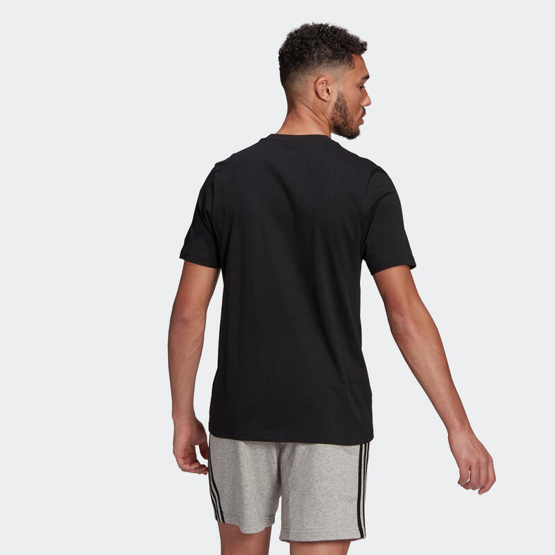 T-Shirt Adidas Fitness Linear Noir