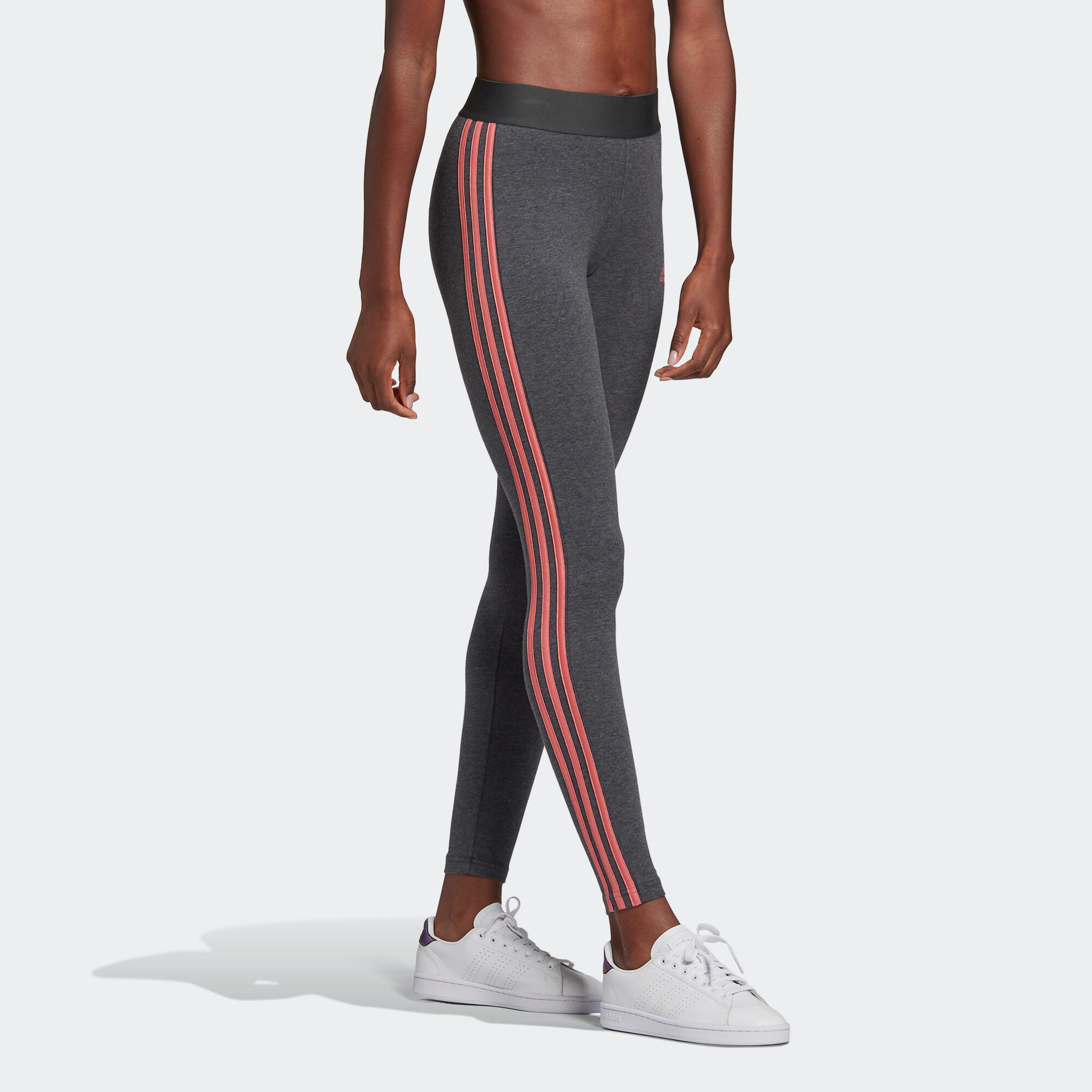 3-Stripes Fitness Leggings - Mottled 