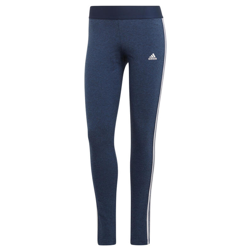 Adidas 3-stripes Fitnesslegging gemêleerd blauw