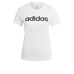 T-shirt bianca in cotone ADIDAS