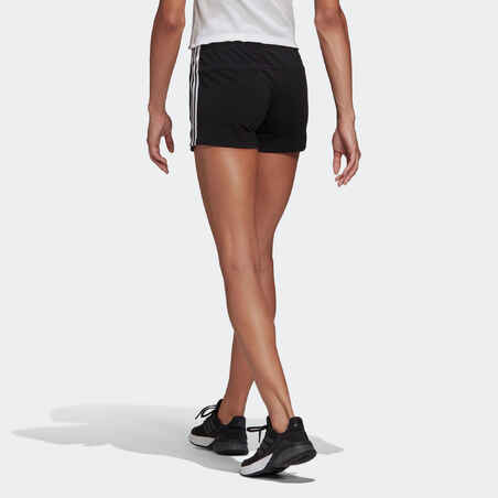 Women's Soft Training Fitness Shorts - Black