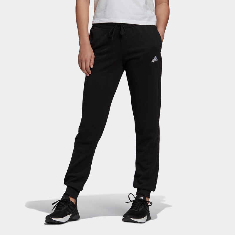 Adidas Jogginghose Damen Slim Linear - schwarz