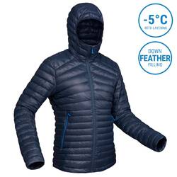 Men's Mountain Trekking Hooded Down Jacket - MT100 -5 °C